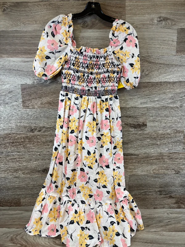 Dress Designer By Kate Spade In Floral Print, Size: Xs