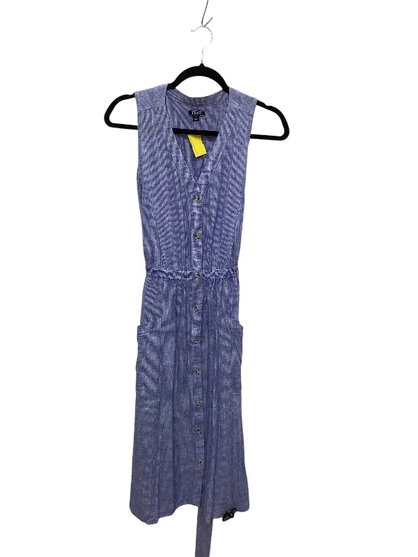 Dress Casual Midi By Izod In Blue, Size: M