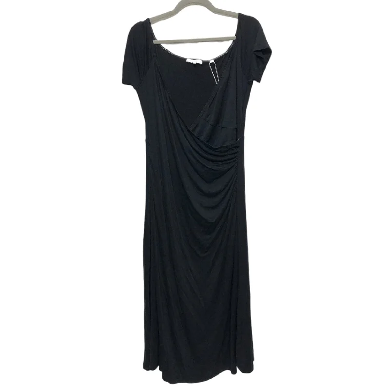 Dress Casual Midi By Vince In Black, Size: Xl