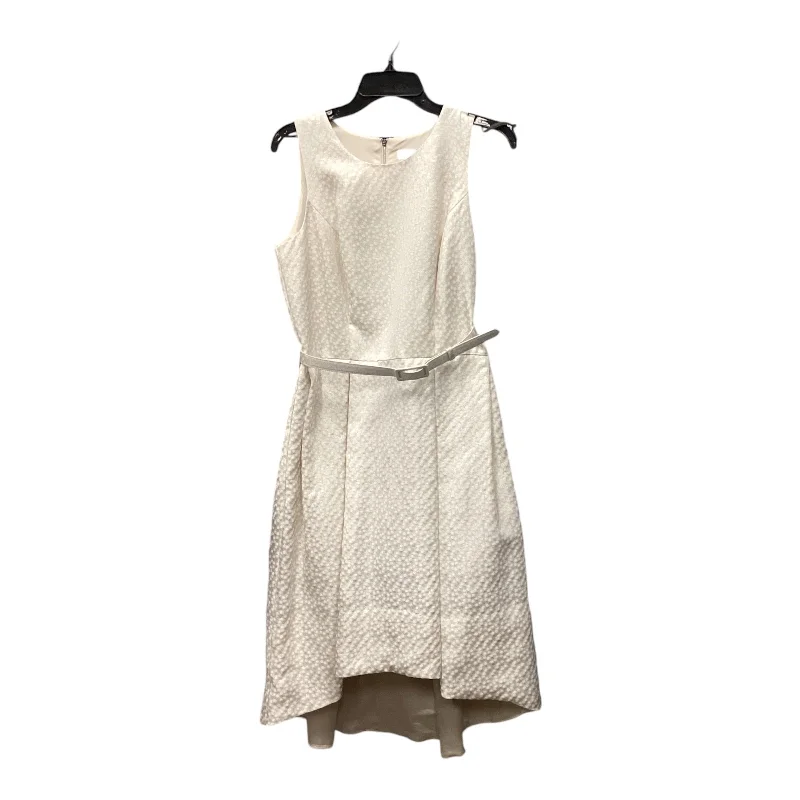 Dress Party Midi By White House Black Market In White, Size: 8