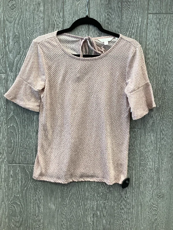 Top Short Sleeve By Lc Lauren Conrad In Pink, Size: Xs