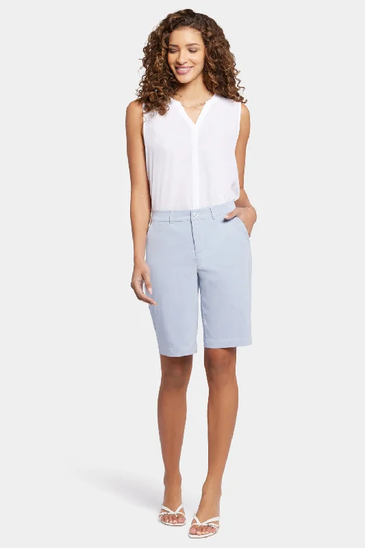 Bermuda Shorts - Light Blue Heather