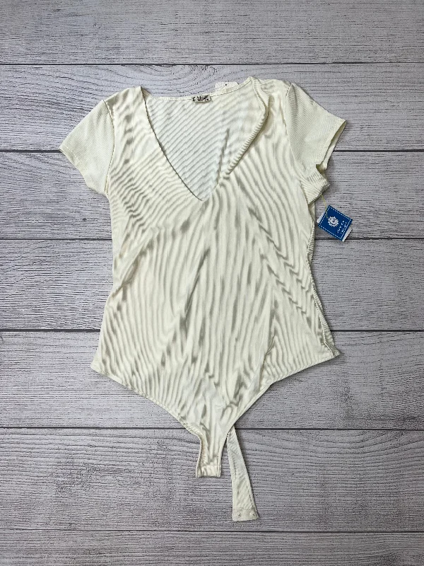 Bodysuit By Free People In Cream, Size: Xl