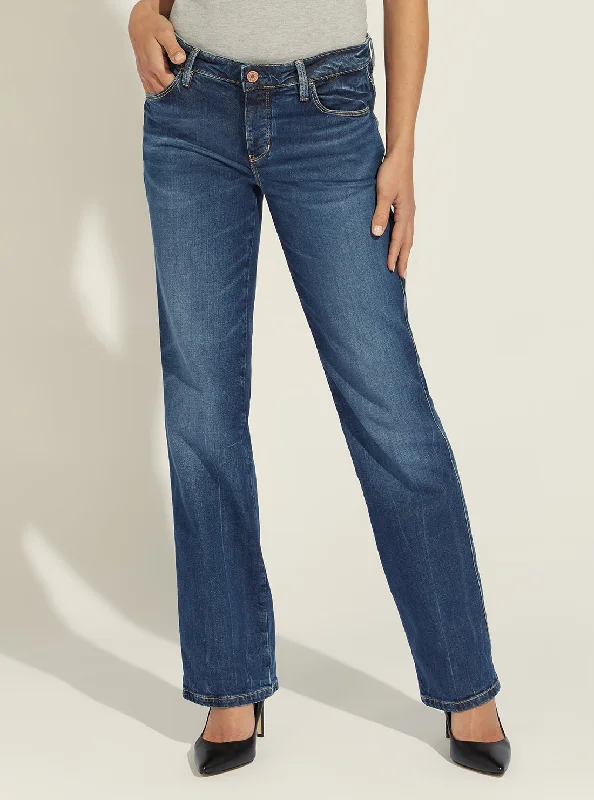 Low-Rise Sexy Straight Denim Jeans In Refined Vintage Wash