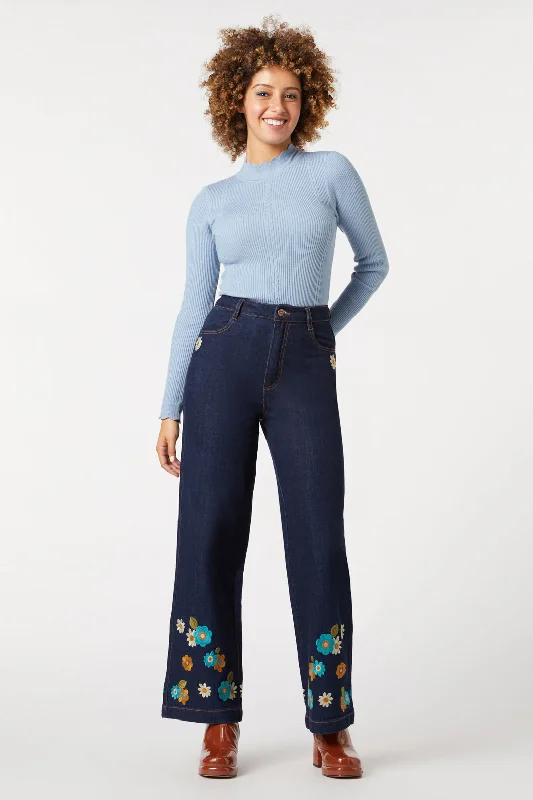 Sally Embroidered Jean