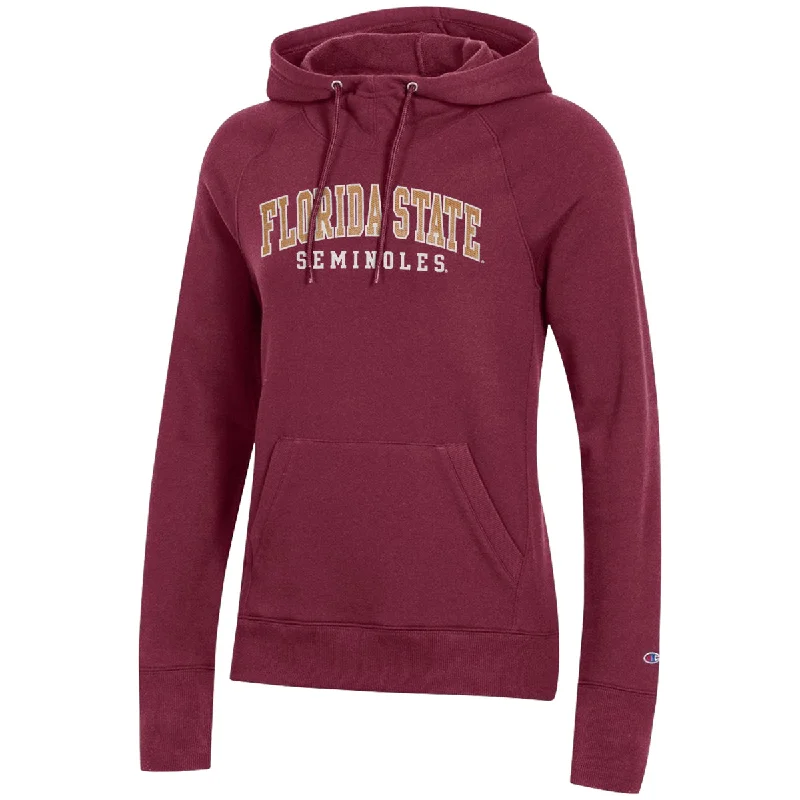 Champion Women's Florida State Seminoles Hooded University Fleece - Garnet