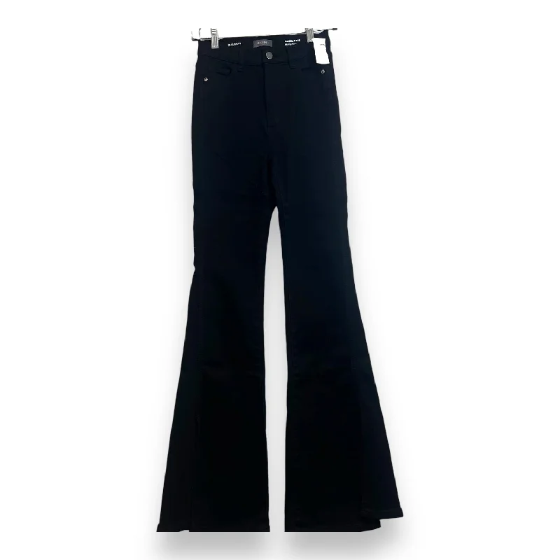 Jeans Ultra high rise Flared By Dl1961 In Black, Size: 0