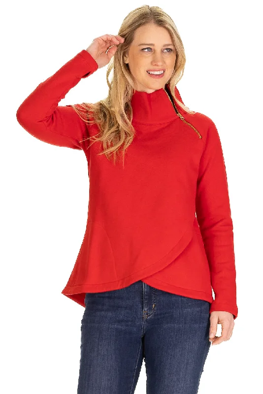 Lexington Sweatshirt in Holly Berry