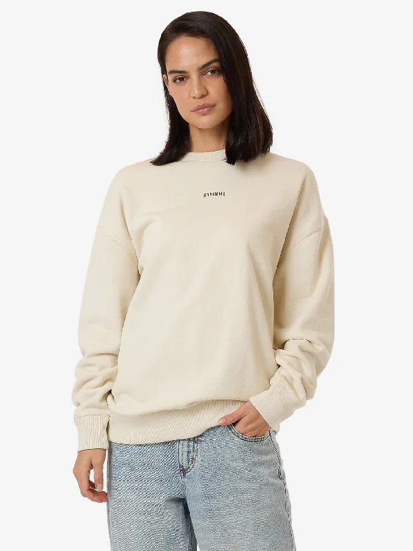 Minimal Thrills Slouch Crew - Heritage White