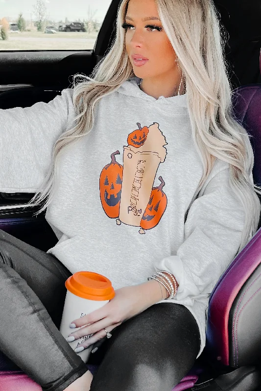 Pumpkins & PSL Graphic Hoodie (Sport Grey) - Print On Demand