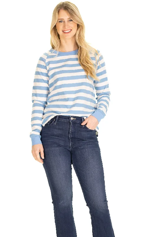 The Sunset Pullover in Heritage Stripe